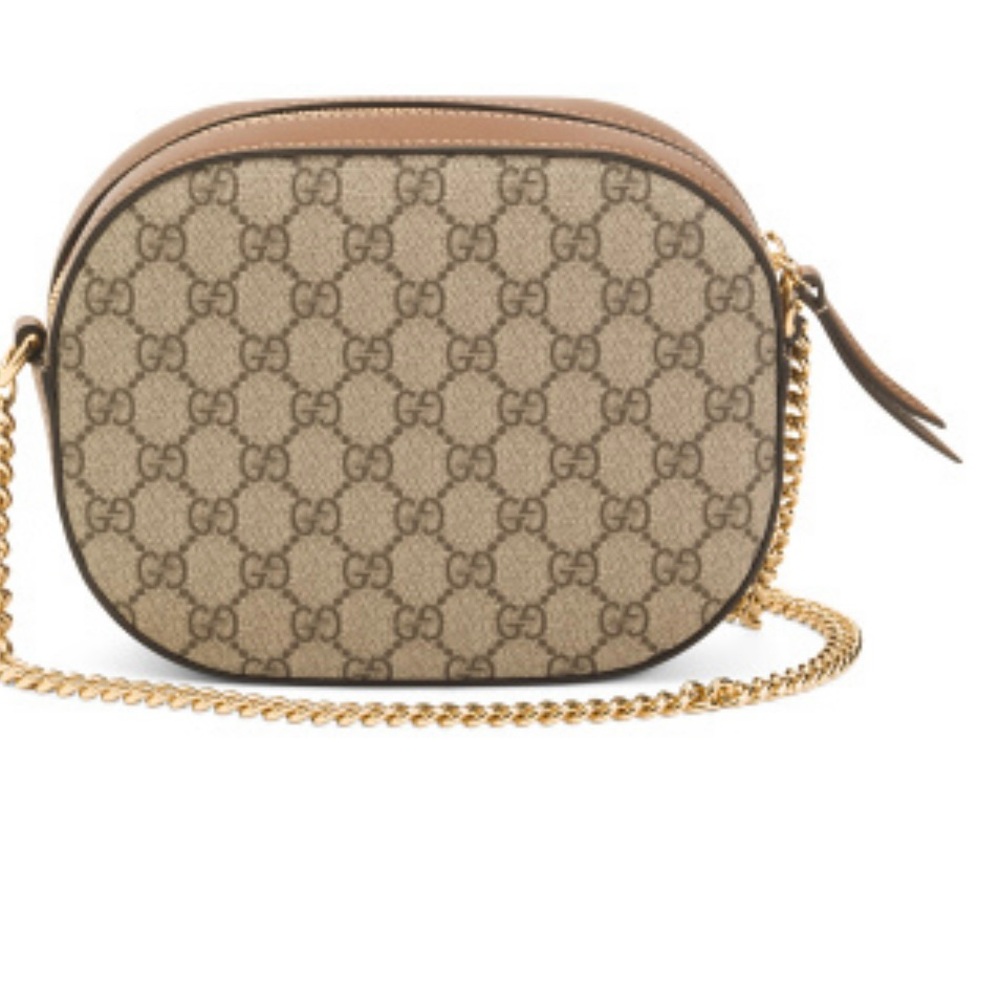 Gucci Beige and Brown GG Ophidia Bag